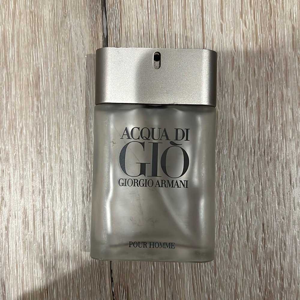 Empty Acqua Di Gio Armani Cologne Bottle